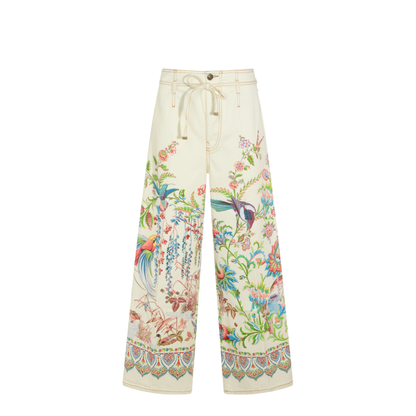 Women's Multicolor Pattern Jeans - Image 1
