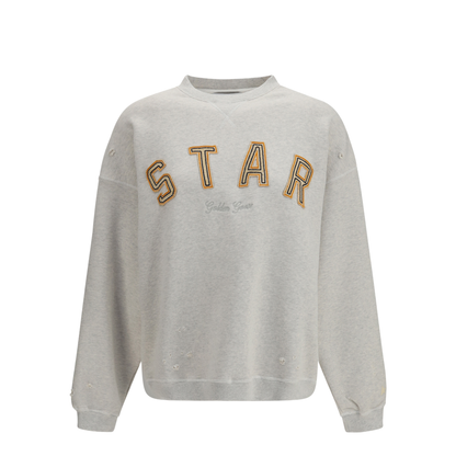 Sweatshirt Crewneck in Cotton with Contrasting Logo - Image 1