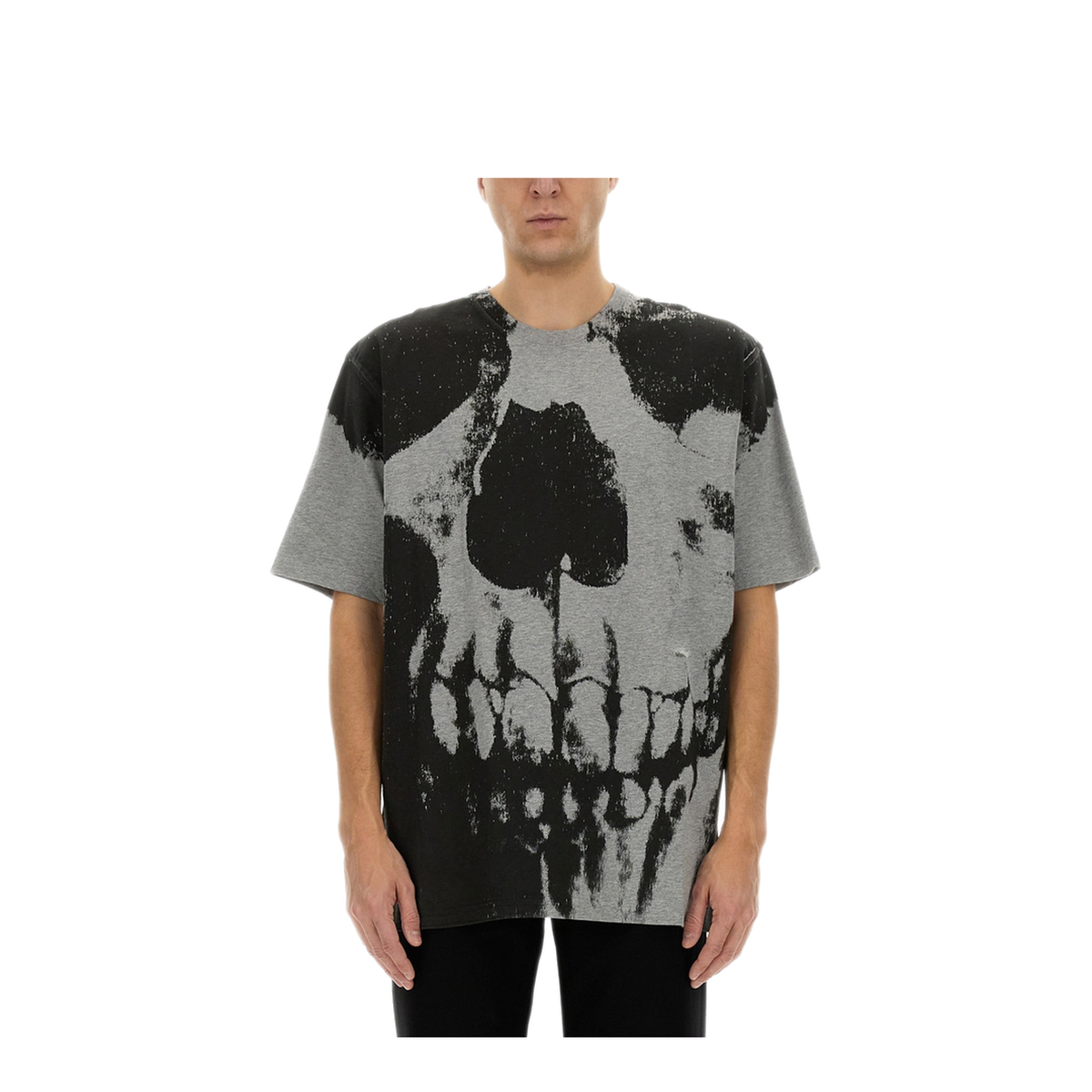 Grey Skull T-Shirt - Image 1