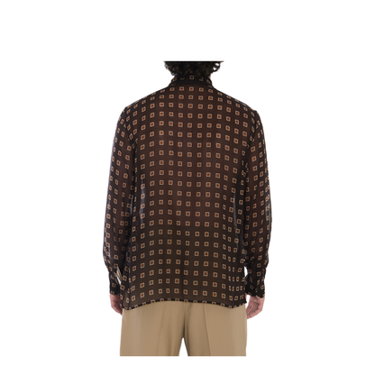 Shirt with geometric pattern - Image 4