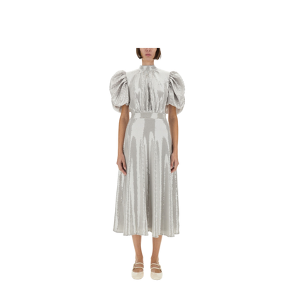 Midi Dress With Sequins - Image 1