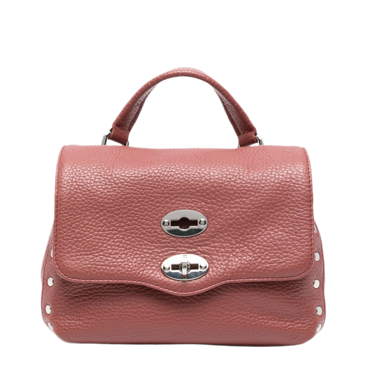 Postina Daily Baby Leather Top Handle Bag - Red - Image 1