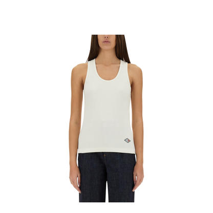 Ribbed Cotton Jersey Top - Image 1