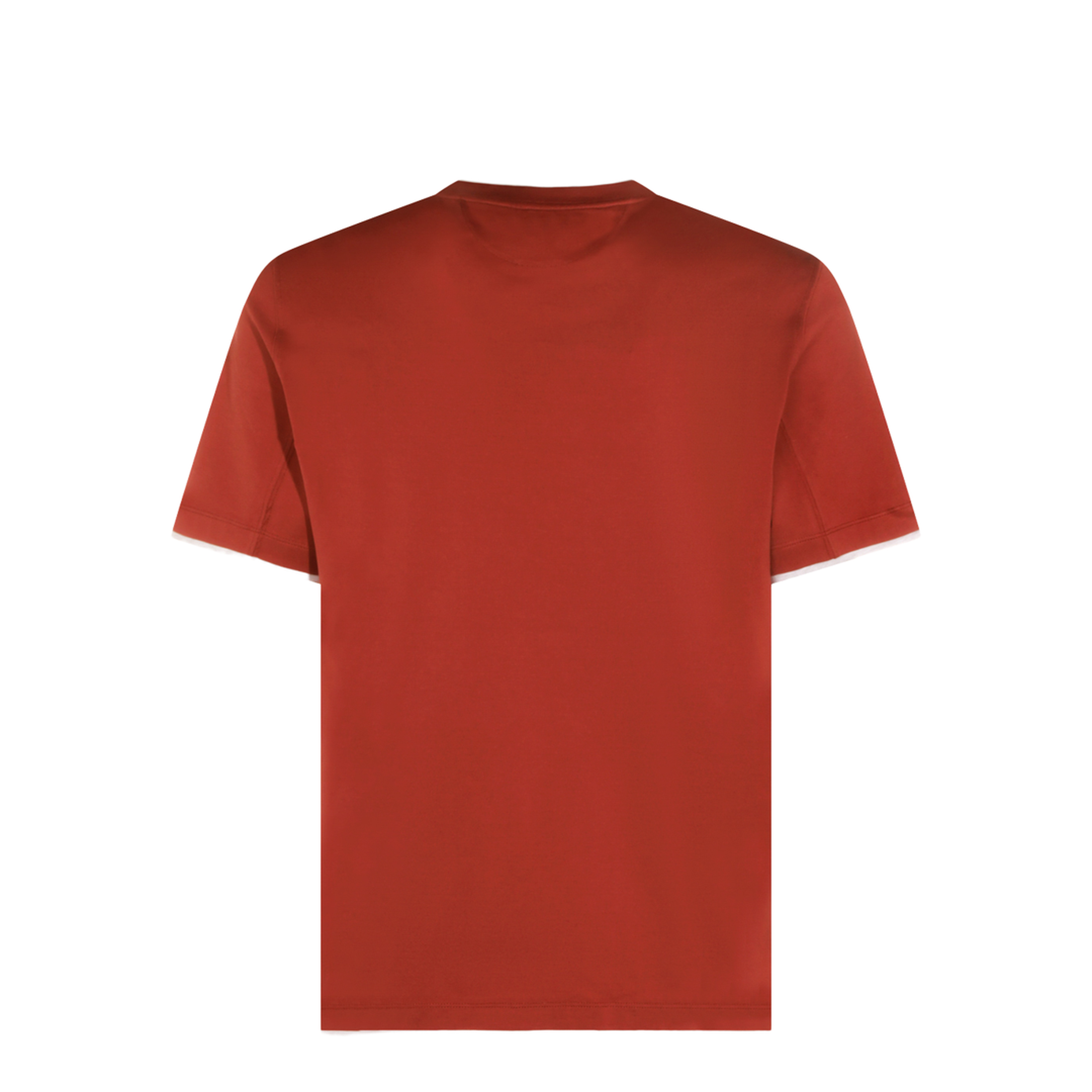 Men's Cotton T-Shirt Red - Image 4