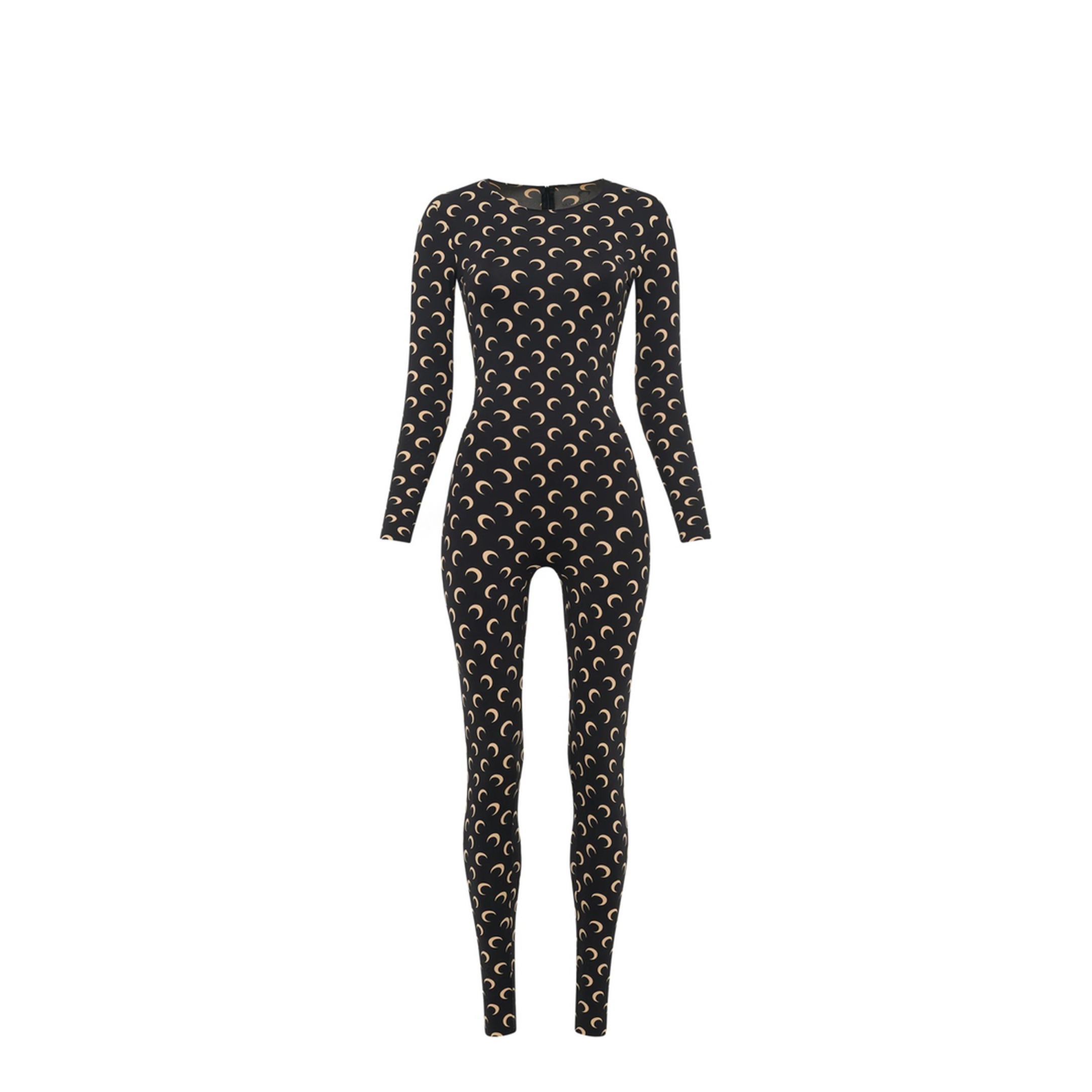 Moon Printed Catsuit - Black - Image 1