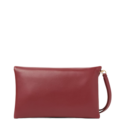 Baguette Pouch Leather Red - Image 2