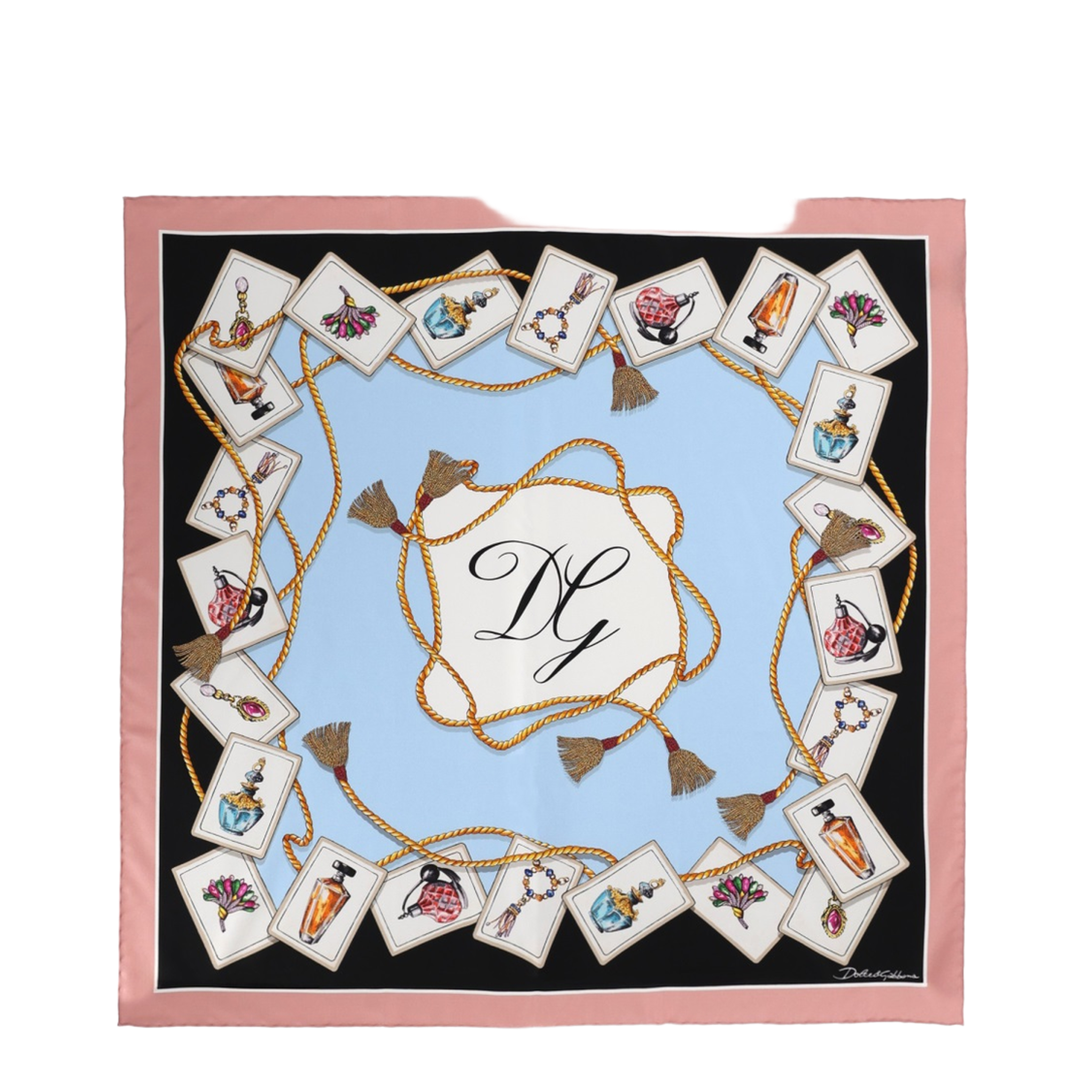 Printed Silk Scarf - Image 1