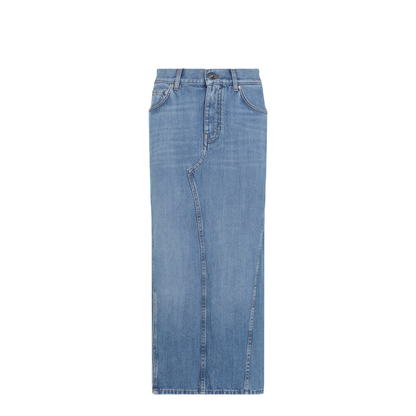 Cotton Midi Skirt - Image 1