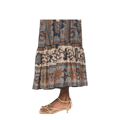 Ascension Printed Silk Skirt - Image 5
