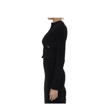 Cropped Tweed Cardigan - Image 2