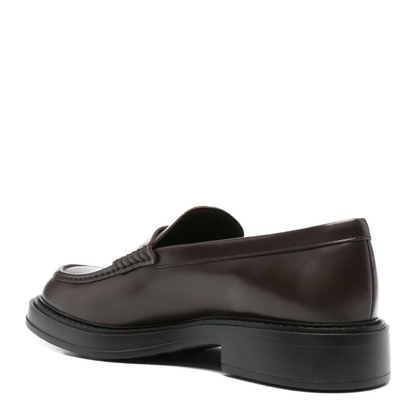 Chocolate Brown Calf Leather Flat Sole Slip-On - Image 4