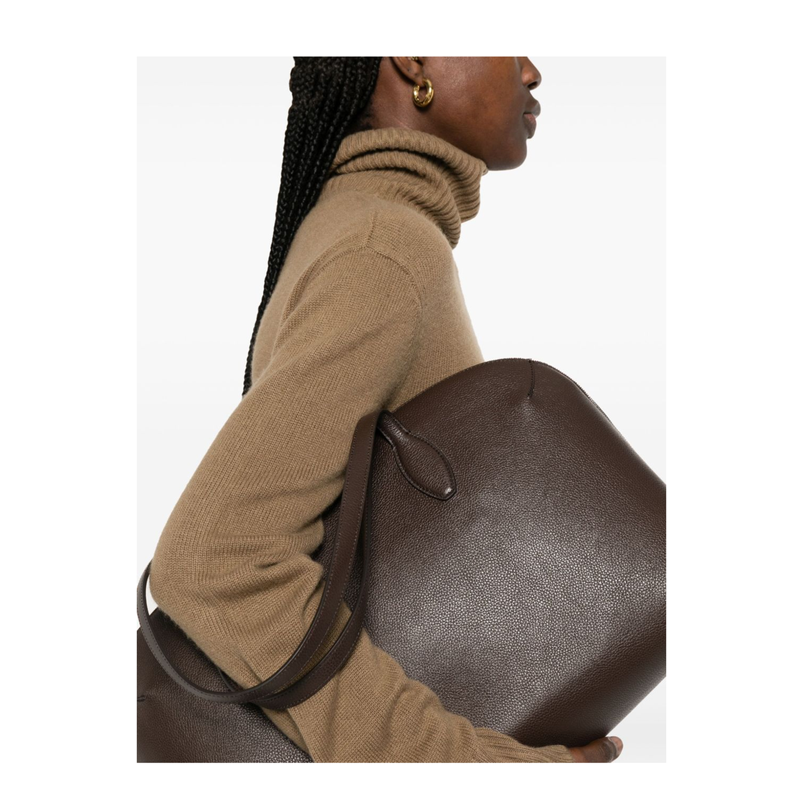 Oversize Cashmere Roll Neck - Image 4