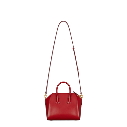 Antigona Mini Box Calfskin Bag - Vermillon - Image 3