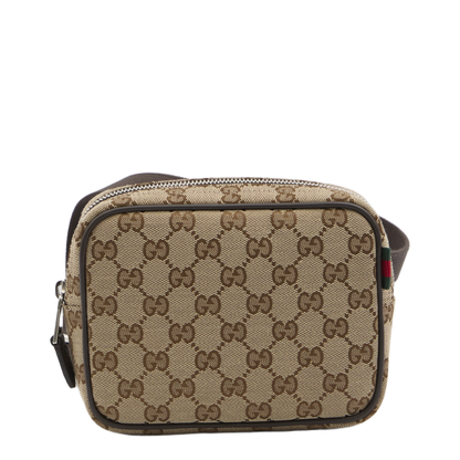GG Canvas Mini Canvas Shoulder Bags - Beige - Image 1
