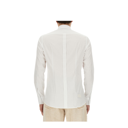 White Cotton Shirt - Image 5