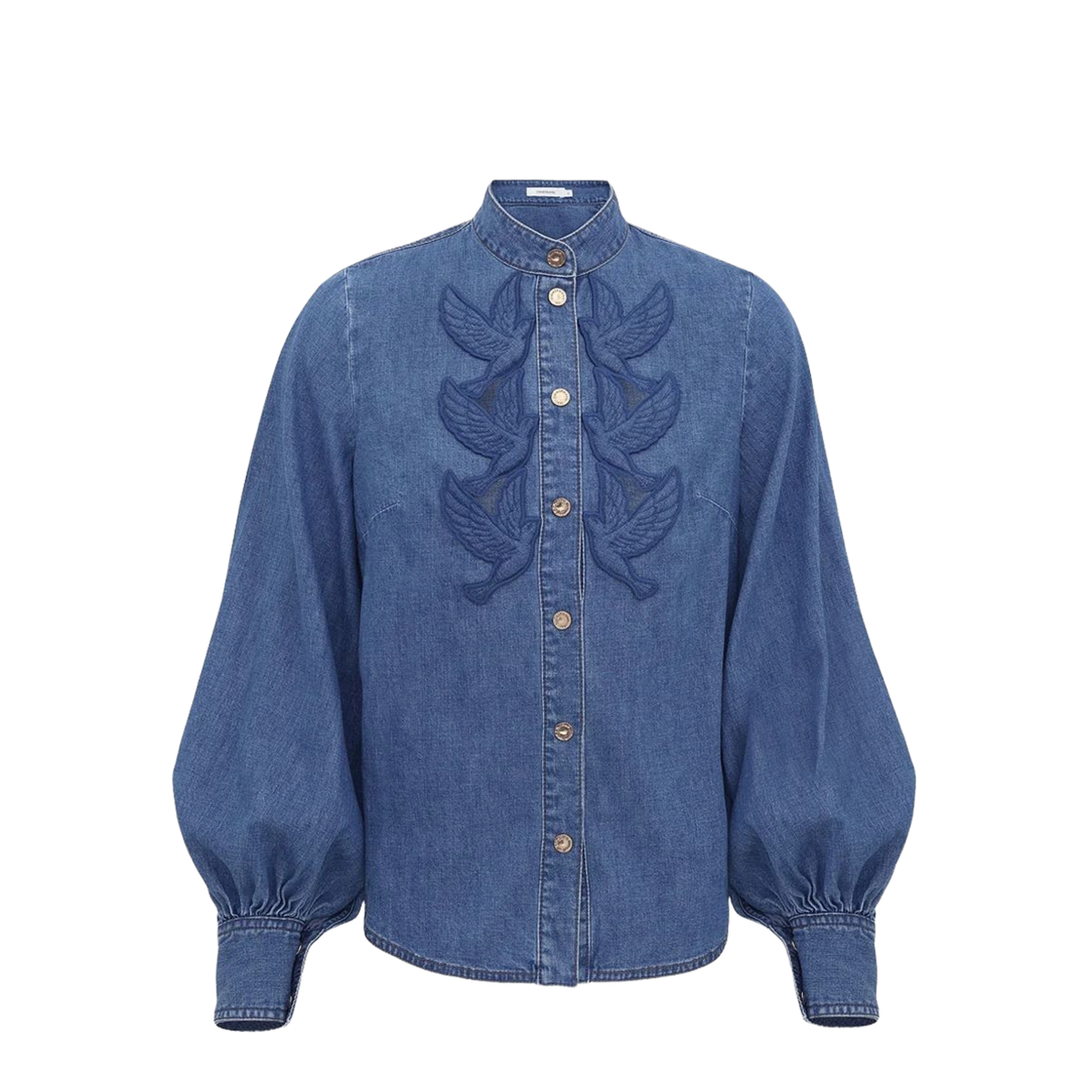 Denim Applique Shirt - Image 1