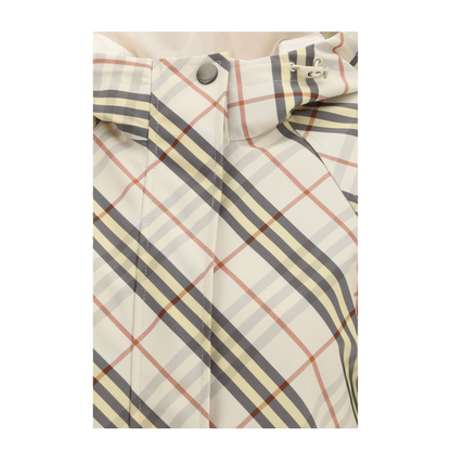 Reversible Check Hooded Jacket - Image 5