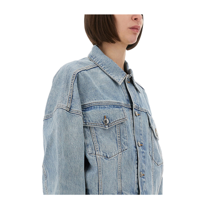 Denim Clip-On Trucker Jacket - Image 4