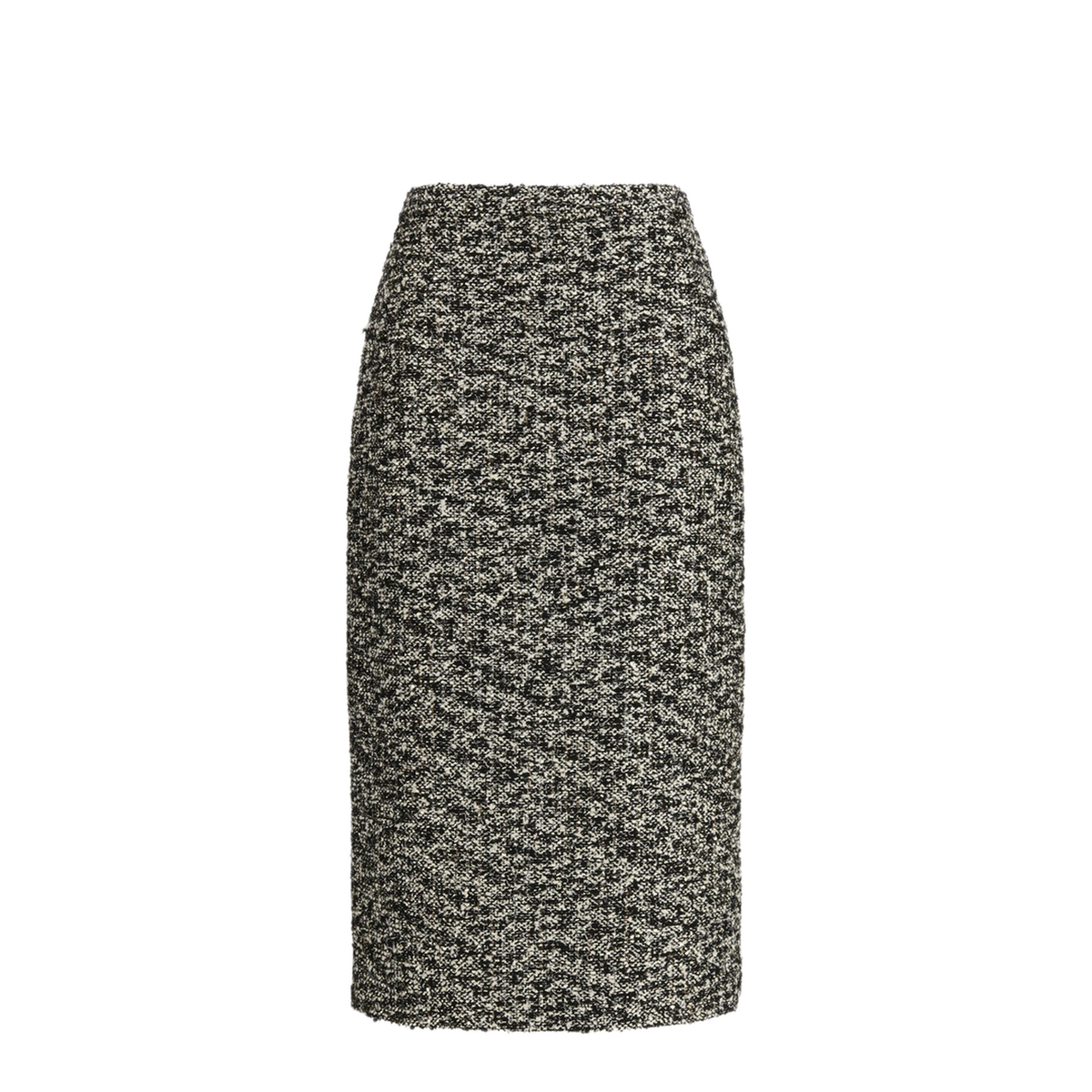 Midi Skirt In Laminated Boucl Fabric - Image 1