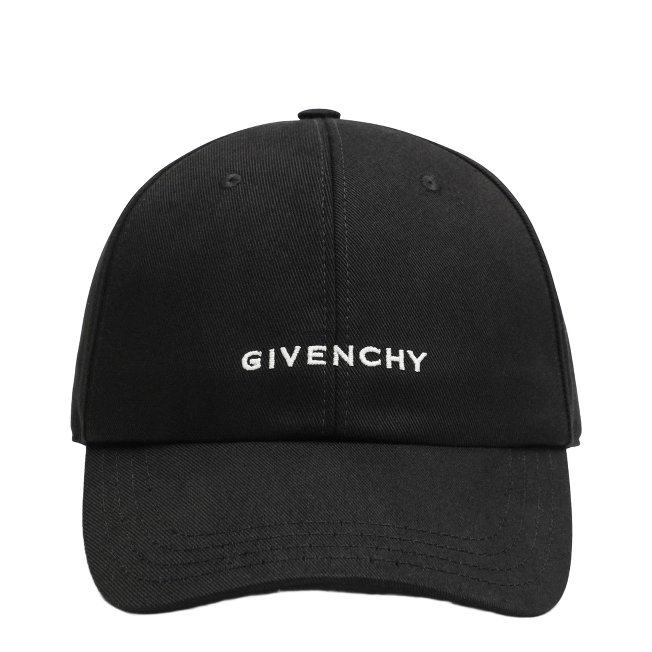 Black Baseball Cap with Logo - Image 1