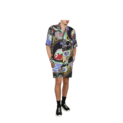 Psychedelic Print Bermuda Shorts - Image 2