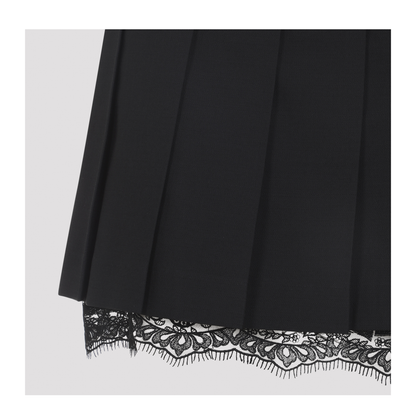 Wool Mini Skirt - Image 5