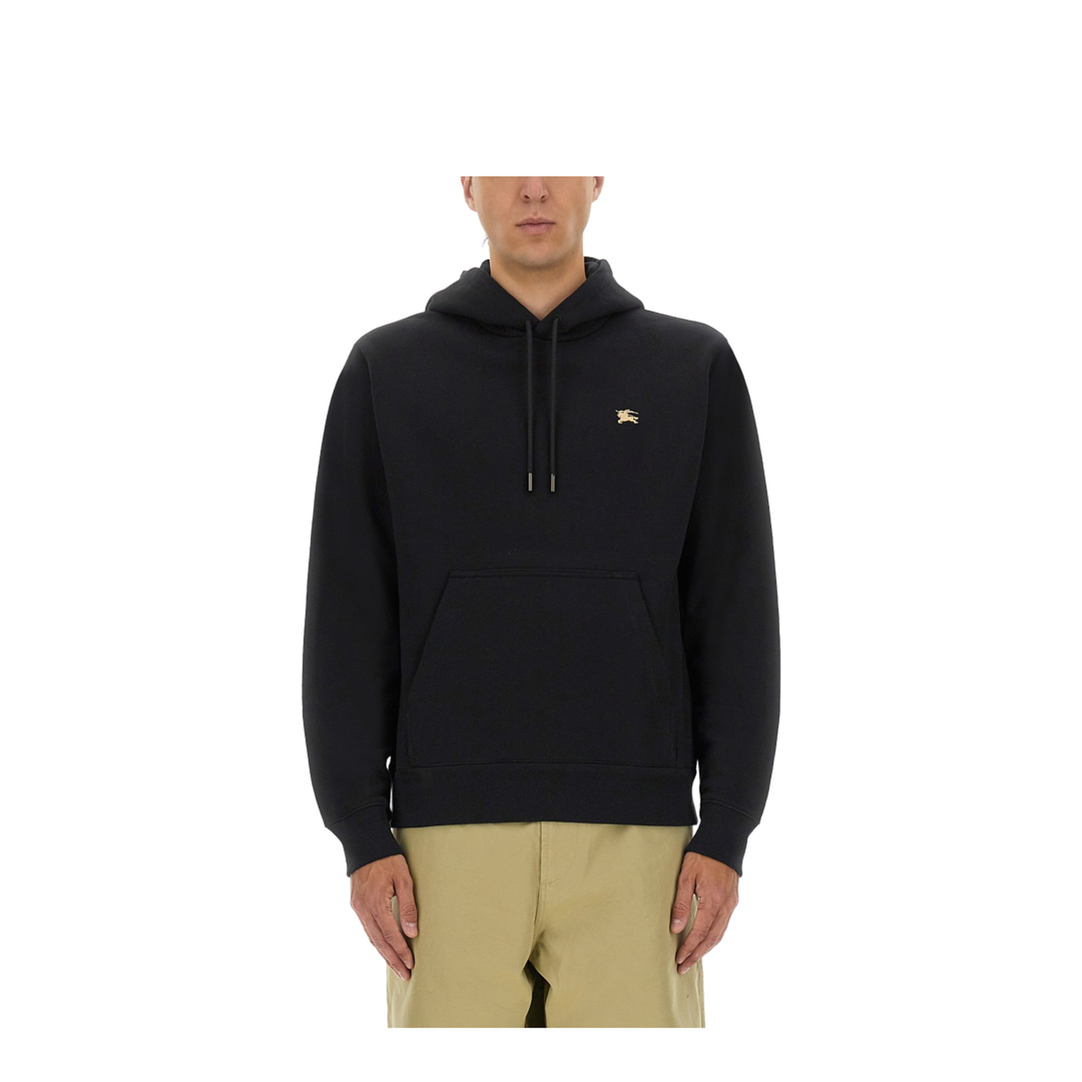 Logo Embroidered Drawstring Hoodie - Image 1