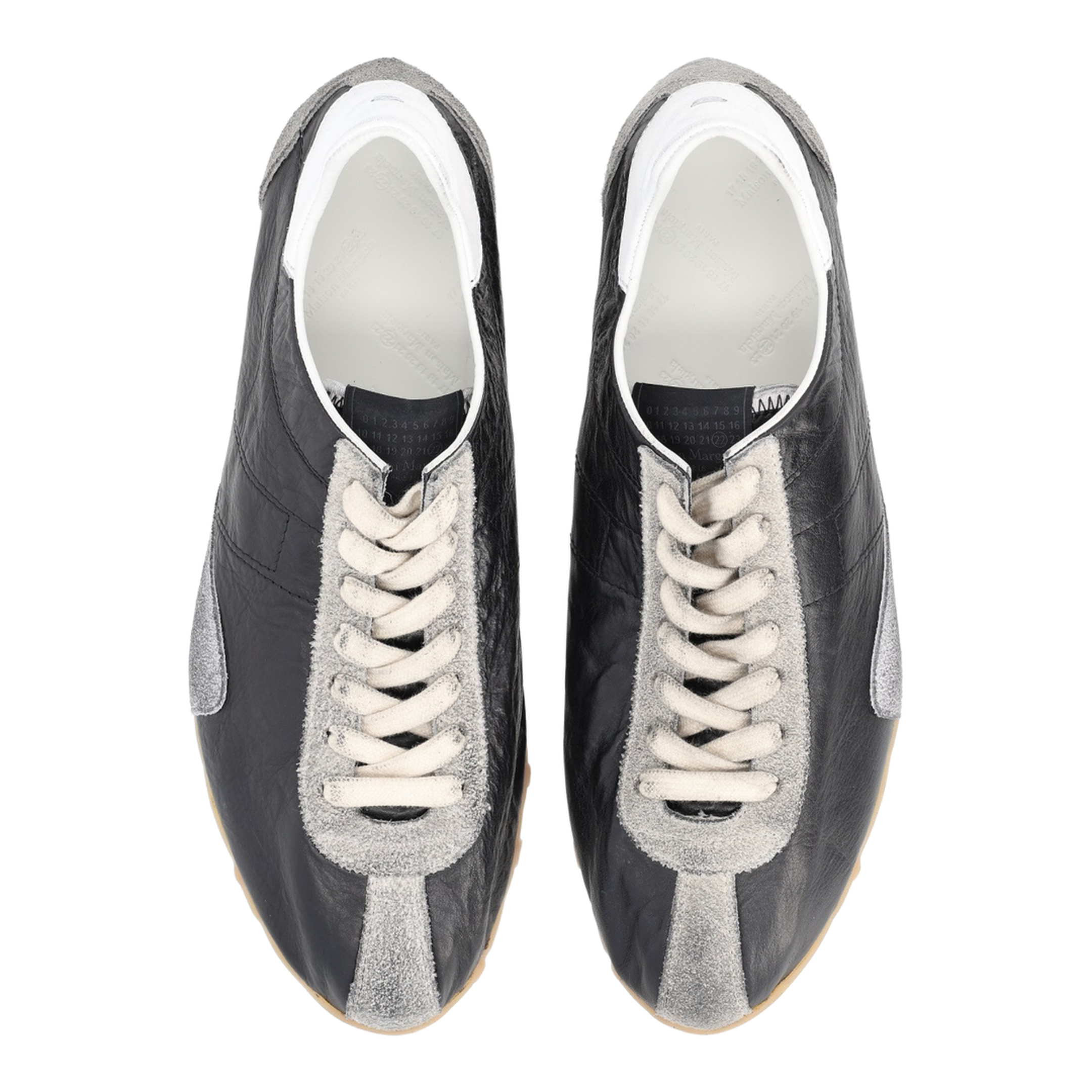 Sprinters Sneakers In Black Leather And Vintage Suede - Image 5