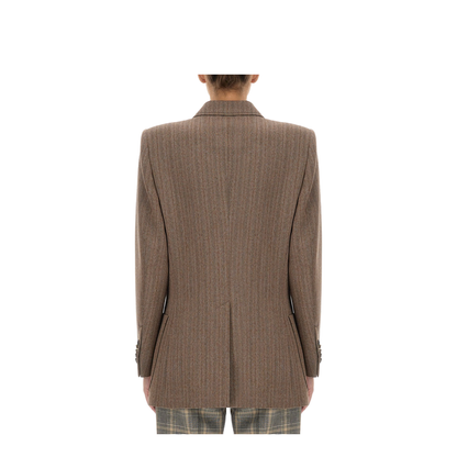 Herringbone Wool Jacket - Image 3