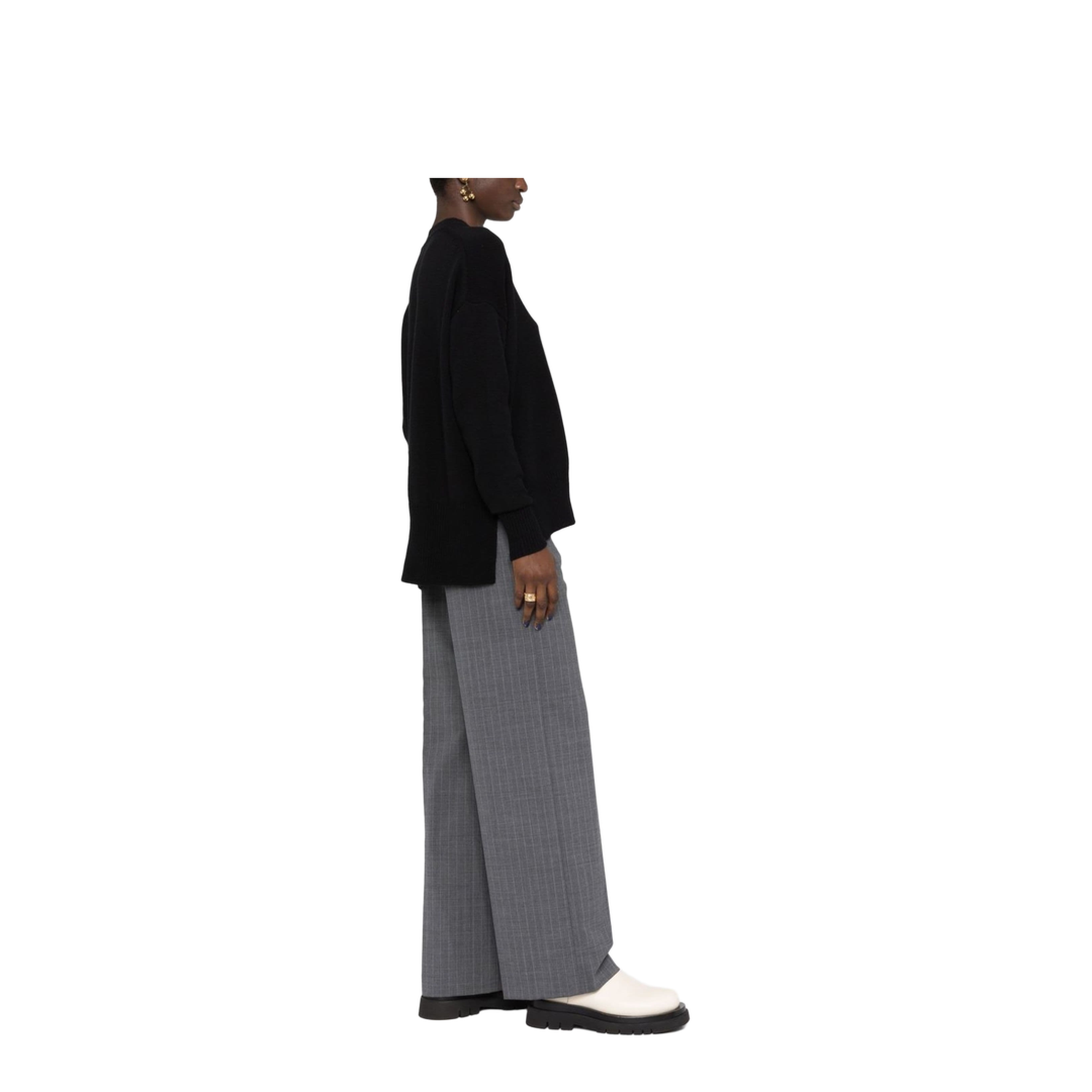 Superfine Cashmere Sweater Black - Image 2