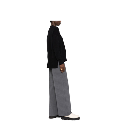 Superfine Cashmere Sweater Black - Image 2