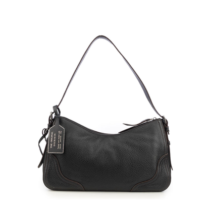 Aimèe Large Buckskin Shoulder Bag - Black - Image 3