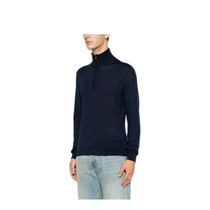 FUJI KNITTED QUARTER ZIP JUMPER - Image 5