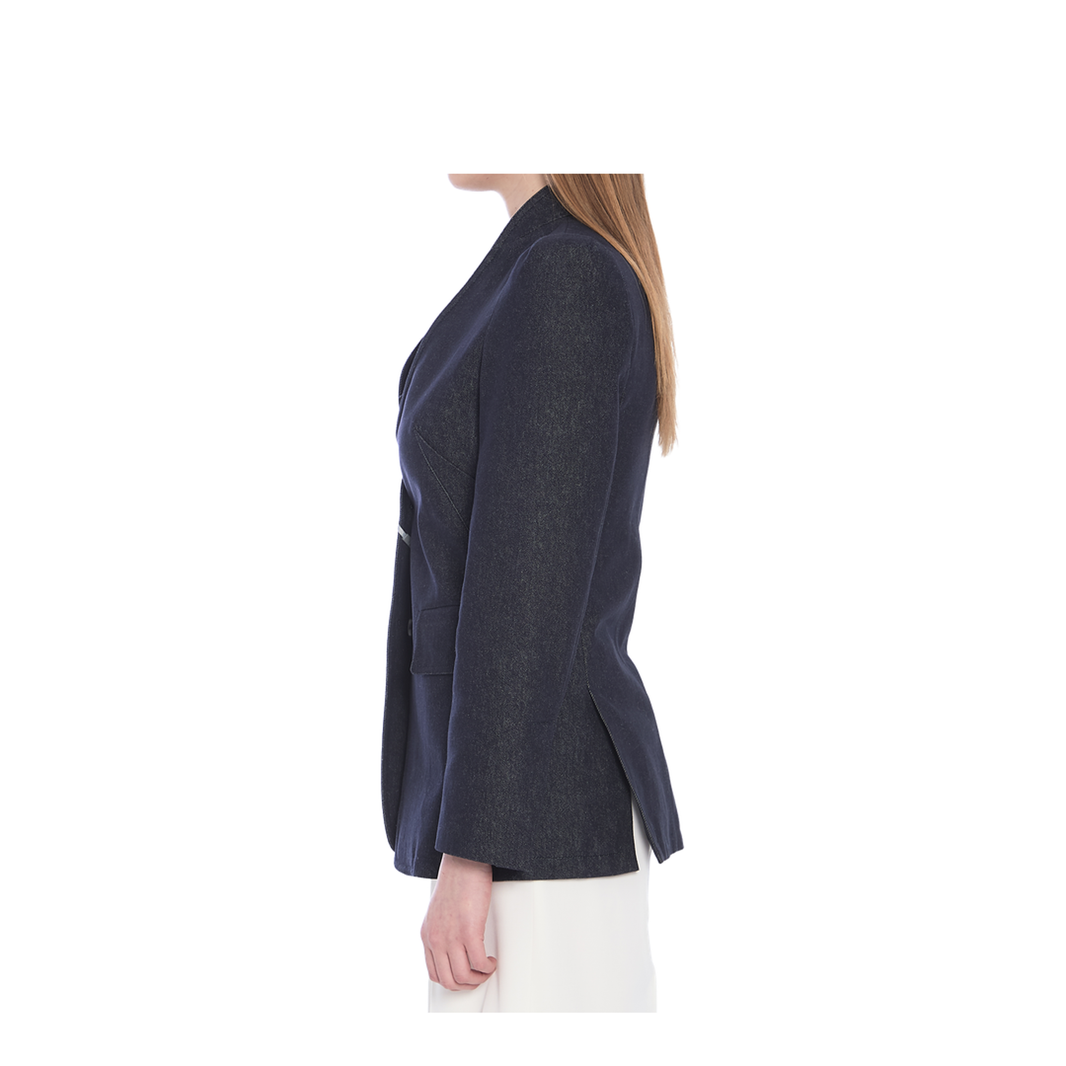 Slim-fit single-breasted blazer - Image 3