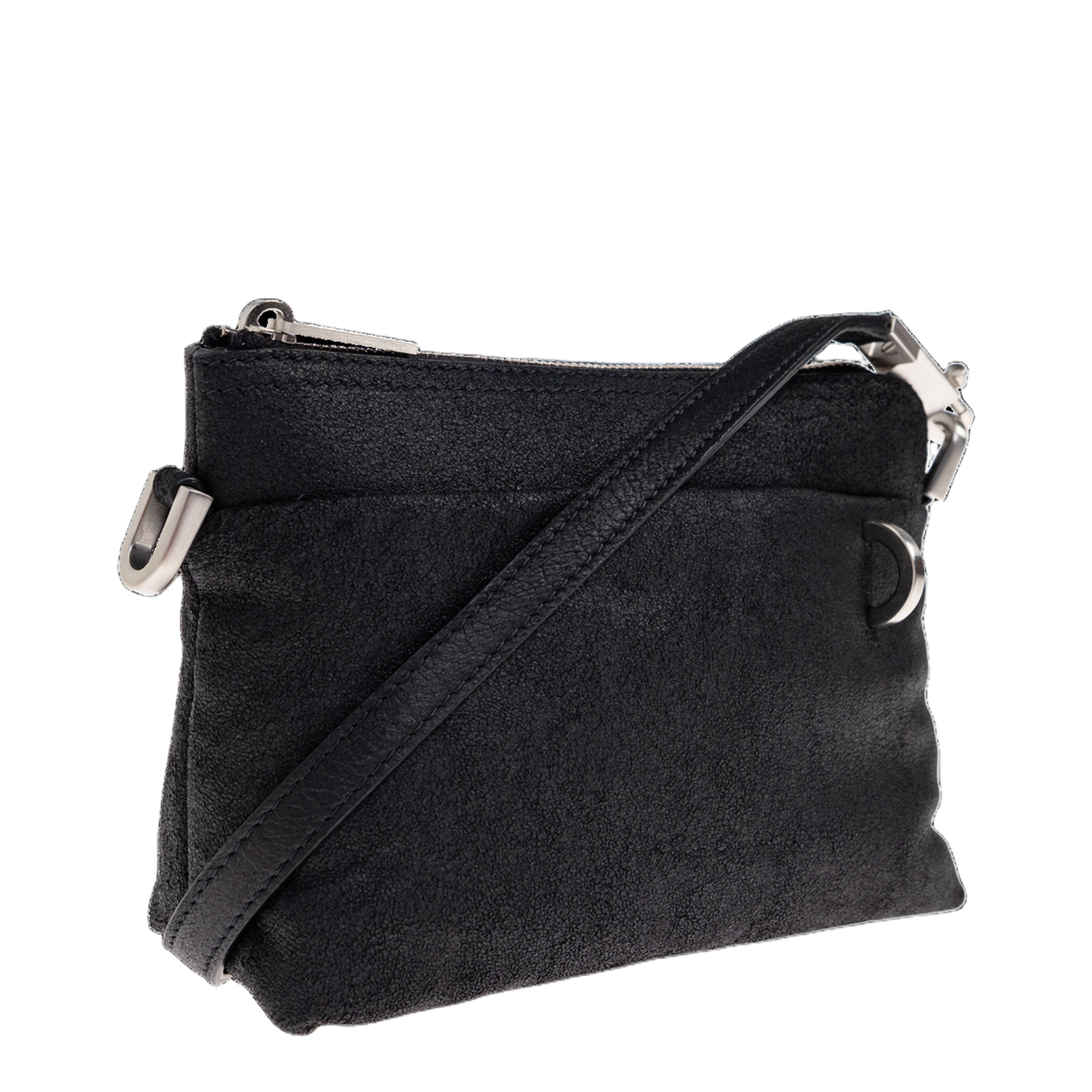 Small Adri Sling Bag Leather Black - Image 5