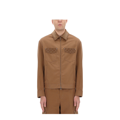 Jacket with Zipper and Collar - Image 3