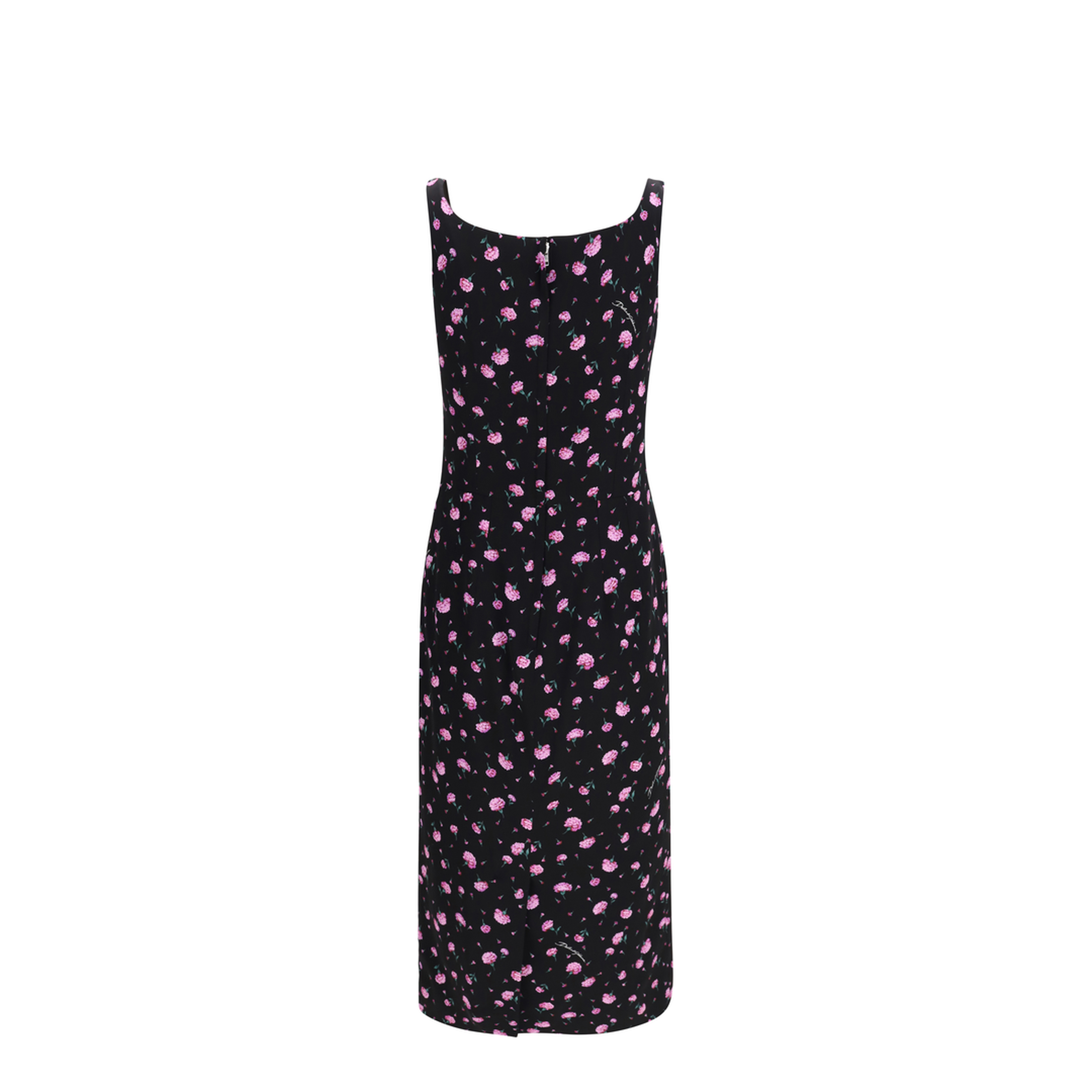 Flowers Print Sheath Dress - Image 2
