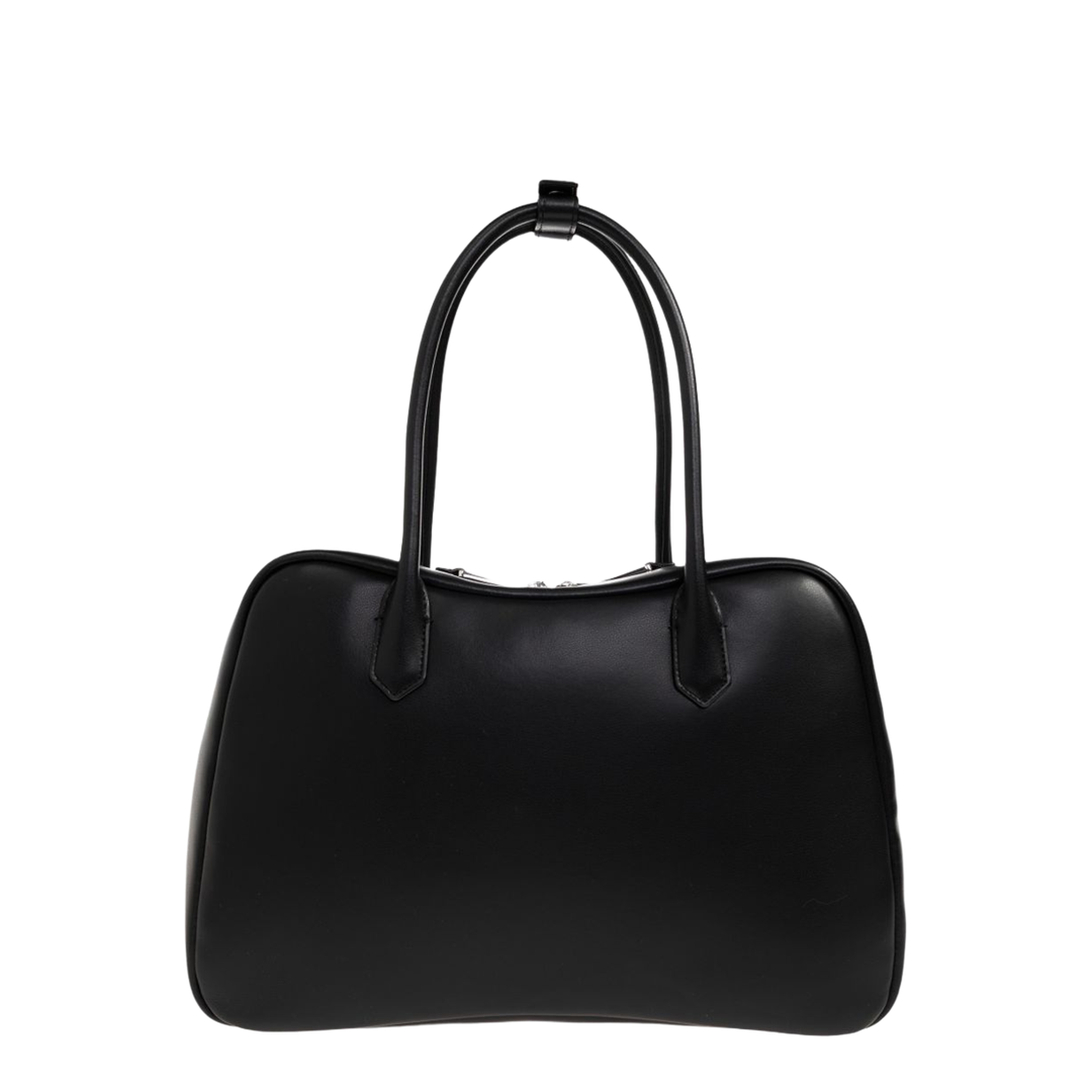 Eagle Club Capsule Collection Soft Leather Shoulder Bag - Black - Image 6