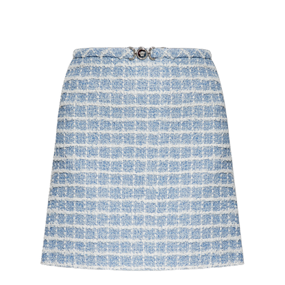 Tweed skirt with lurex thread - Image 1