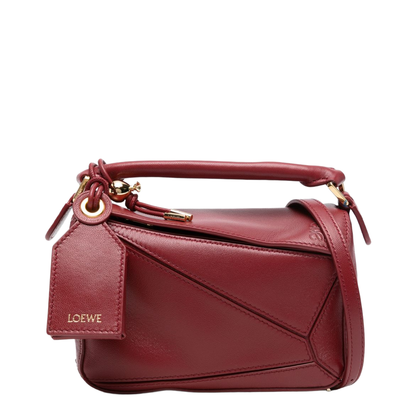 Puzzle Nappa Lambskin Bag - Burnt Red - Image 1