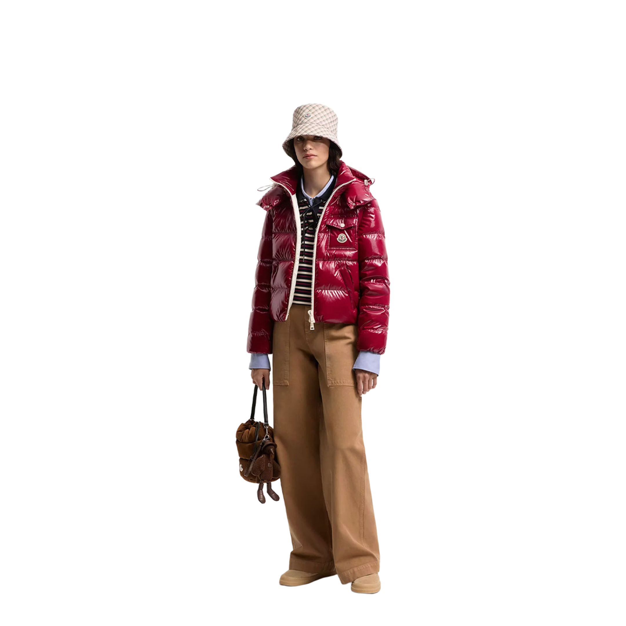 Short Down Jacket with Detachable Hood - Image 2