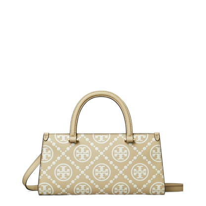 Contrast Embossed E/W Small Tote - Image 1