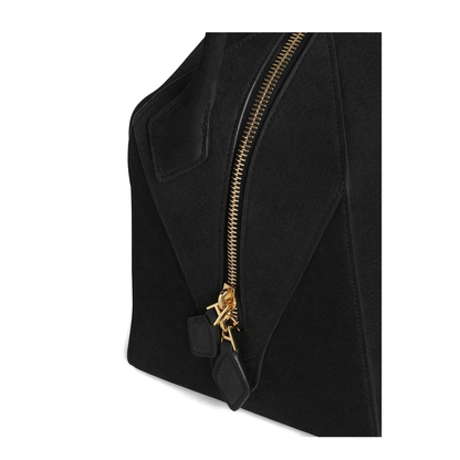 Noir Le Bouledogue Bag in Nubuck - Image 3
