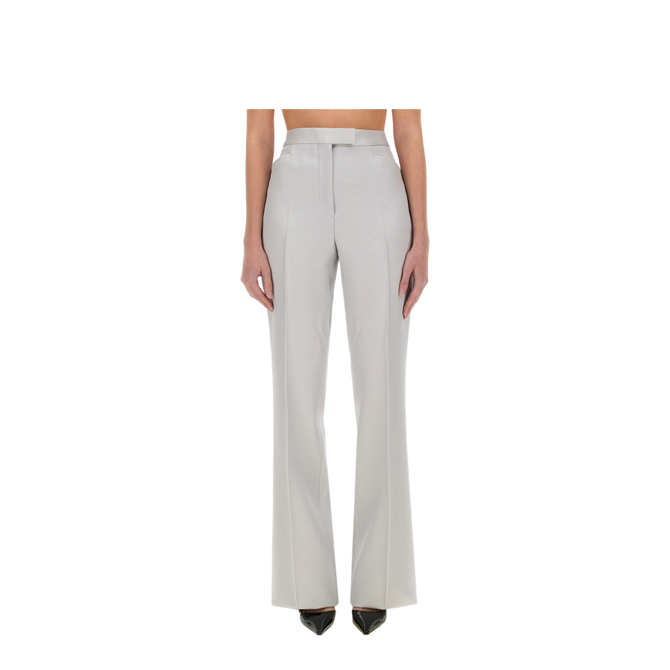 Wide Leg Tuxedo Tailored Pants - Image 1
