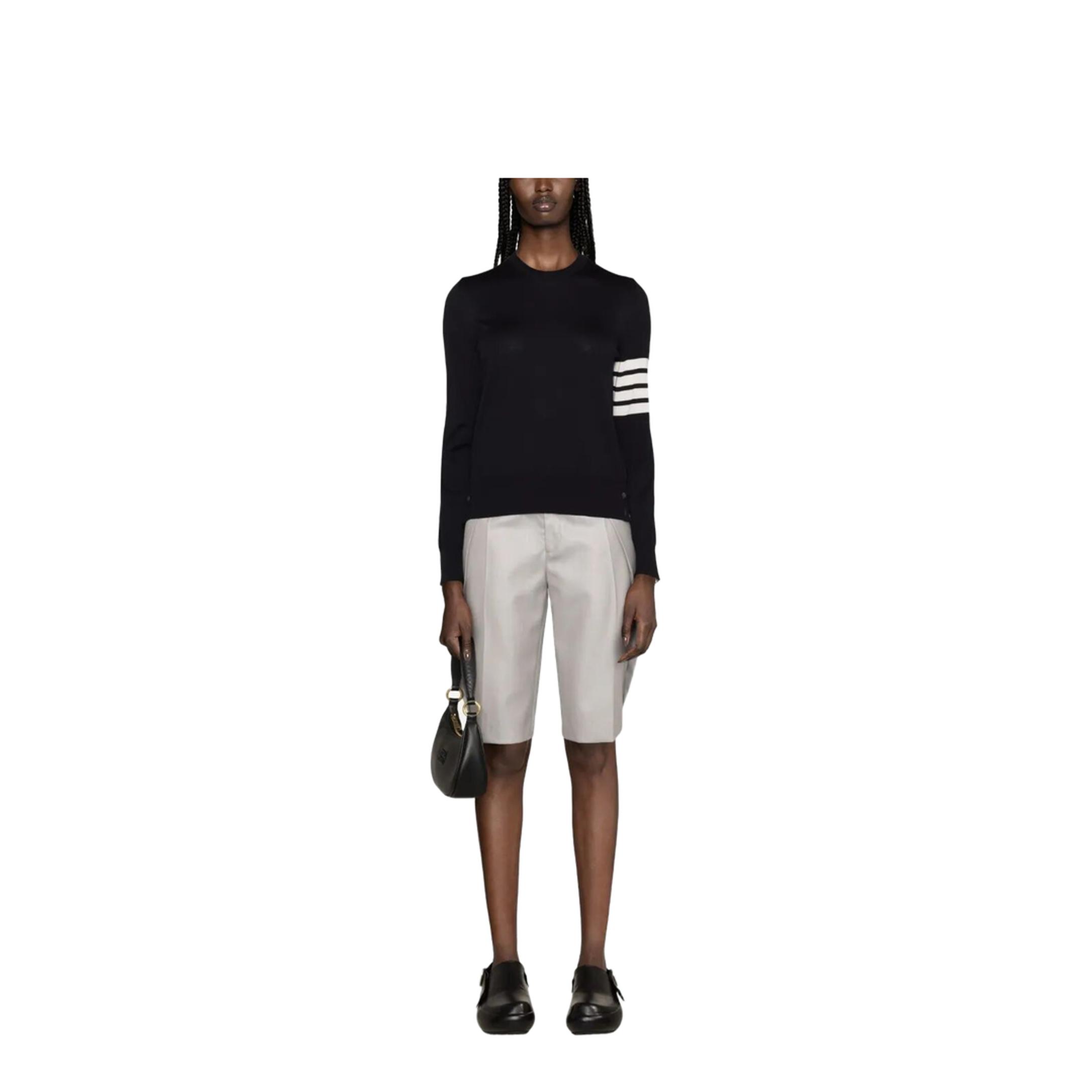 Wool 4-Bar Relaxed Pullover - Image 7