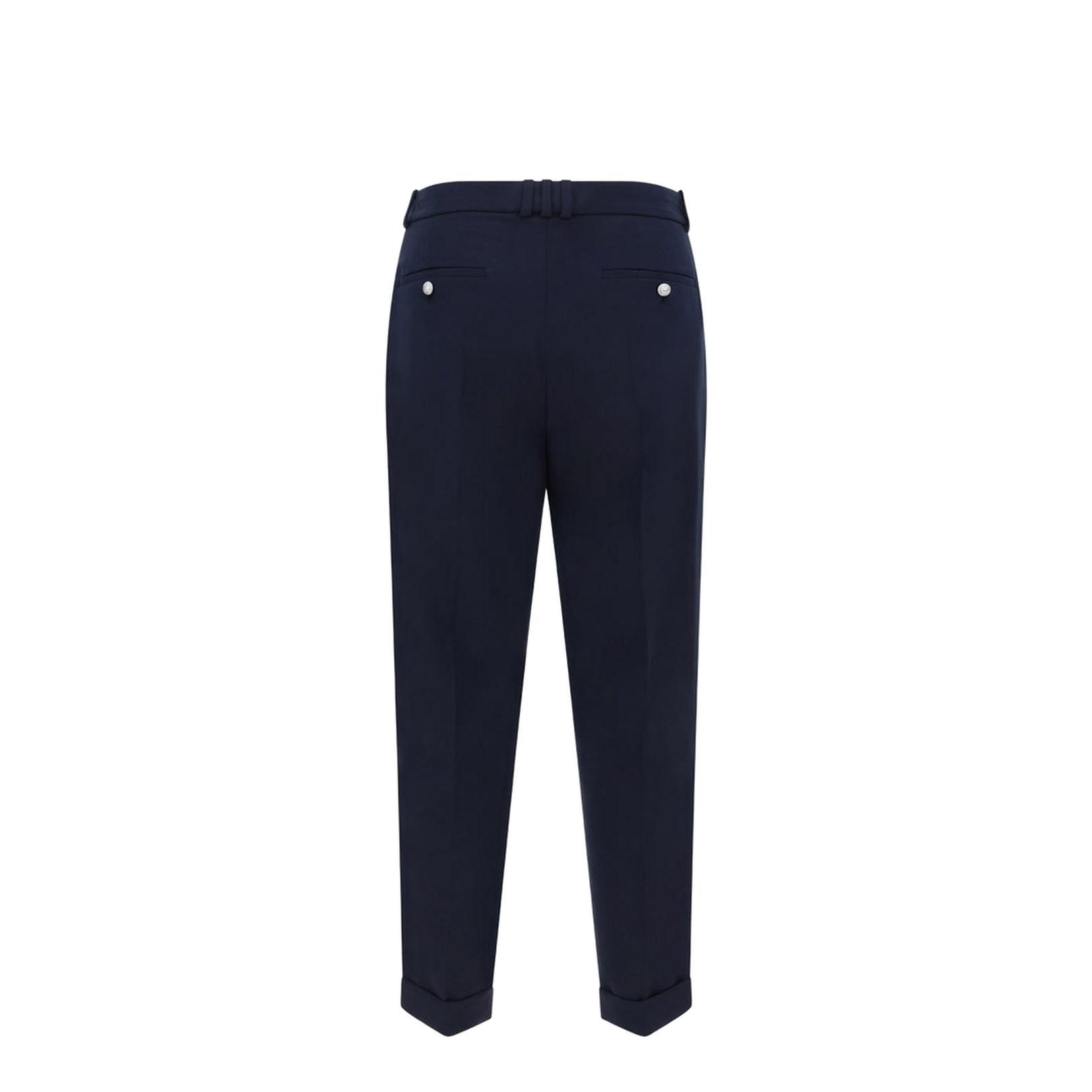 Pleated Wool Trousers - Image 2