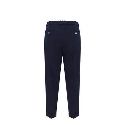 Pleated Wool Trousers - Image 2