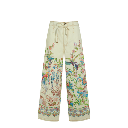 Women's Multicolor Pattern Jeans - Image 2