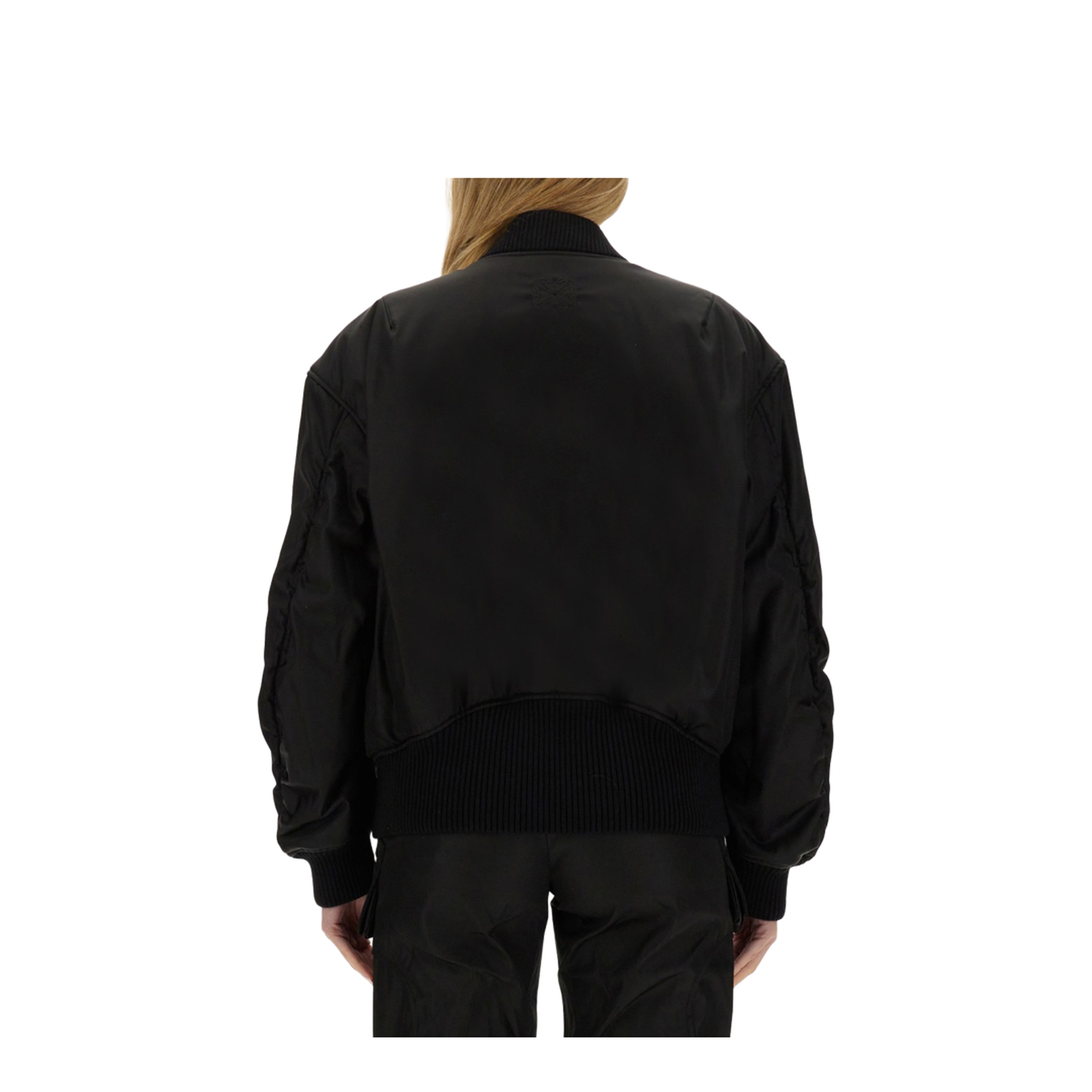 Nylon Twill Bomber Jacket - Image 3