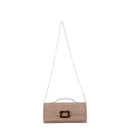 Suede Leather Clutch Bag - Image 1